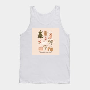 Christmas Collage Tank Top